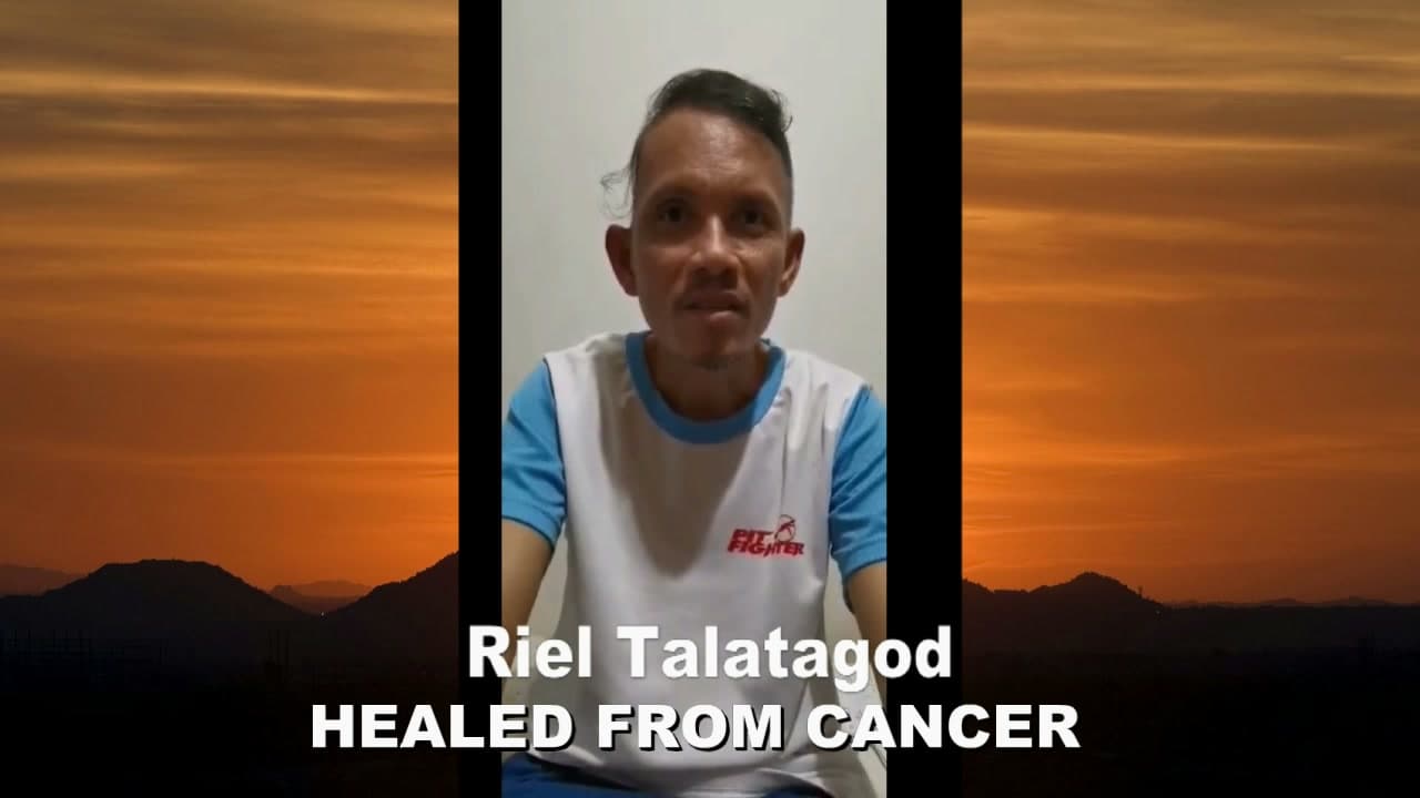 Testimony of RIEL TALATAGOD HEALED FROM CANCER