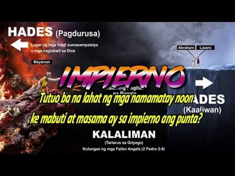Bro. Eli Soriano ng Ang Dating Daan; Bakit ang destinasyon ng kaluluwa ay sa IMPIERNO?